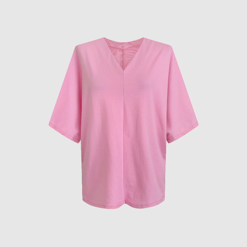 반팔 티셔츠 핑크 색상 이미지-S2L4